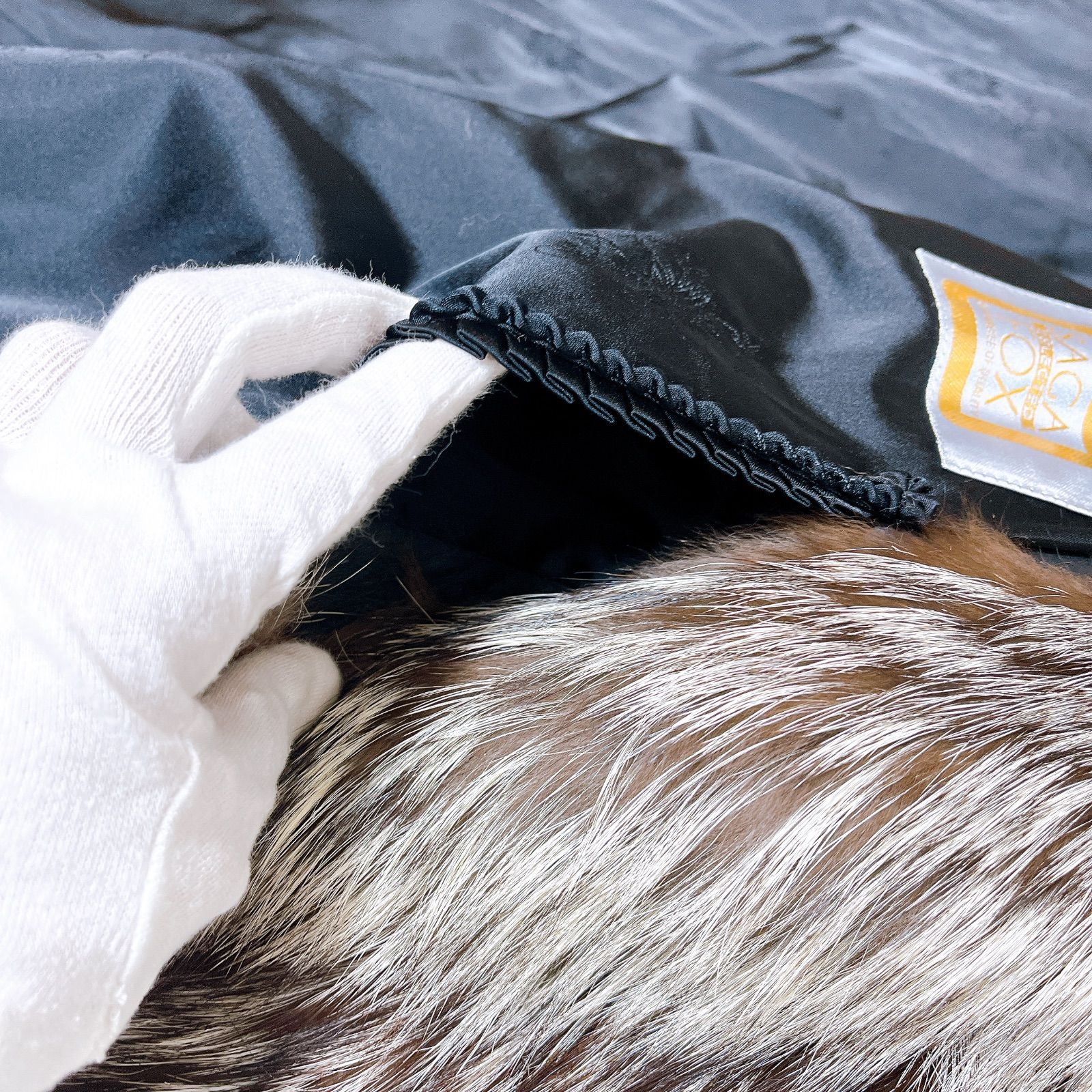 サガフォックス シルバーフォックスファーコート