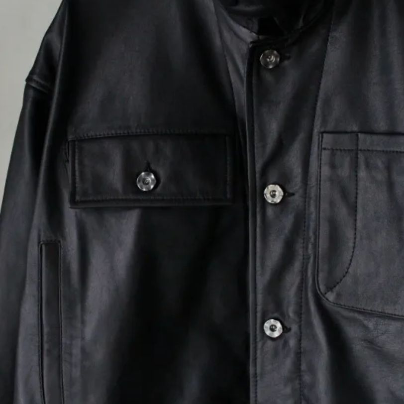 CCU Chore Jacket - Cow ジャケット 牛革 レザージャケット メンズ