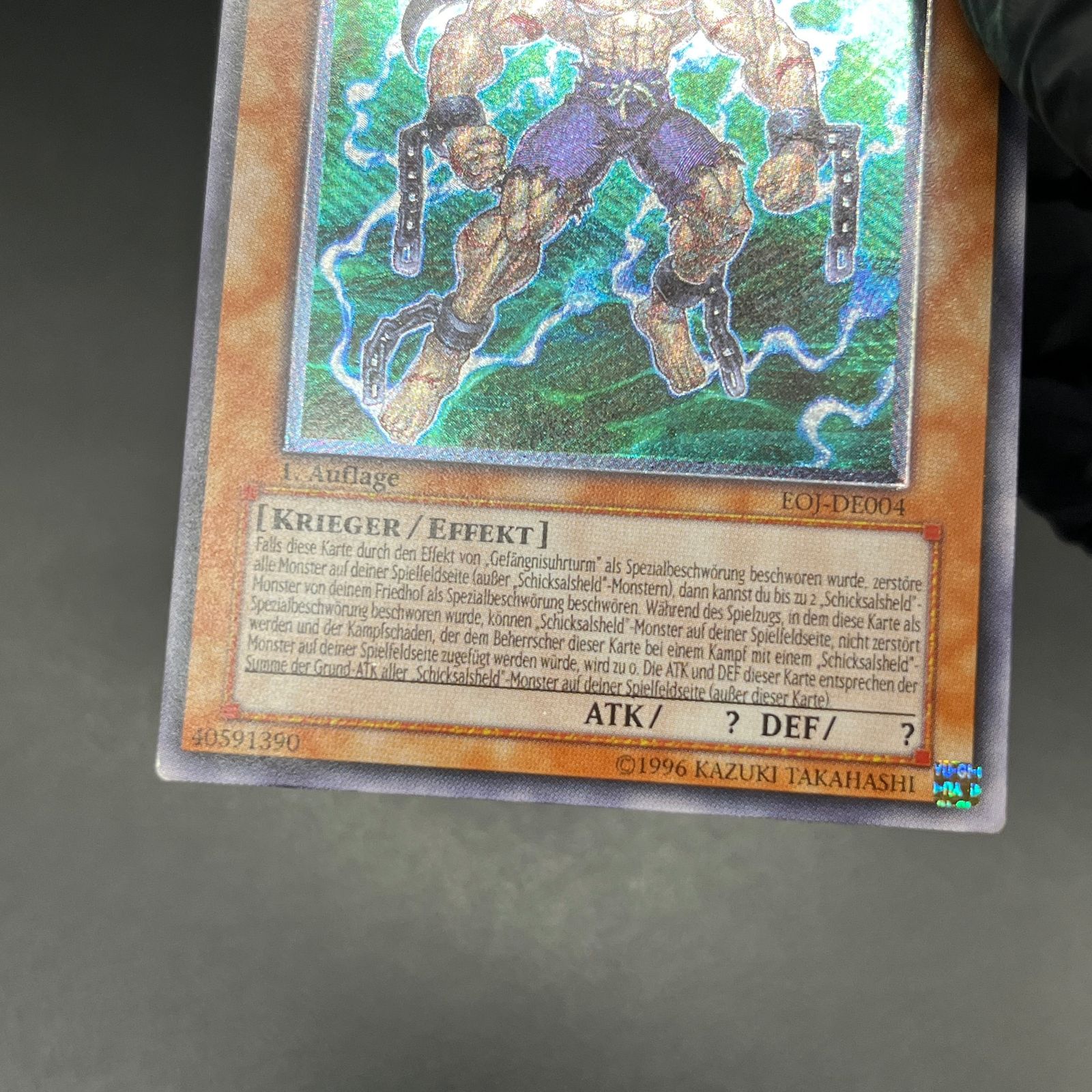 遊戯王 D－HERO ドレッドガイ/レリーフ/イタリア語/EU B 小売