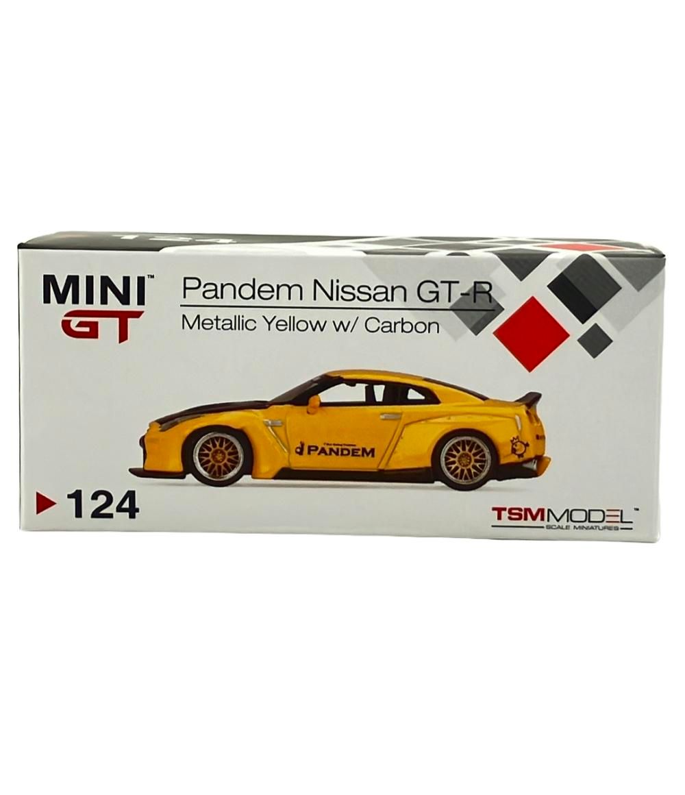 Pandem ミニカー MINI GT Nissan GT-R R35 メタリックイエロー