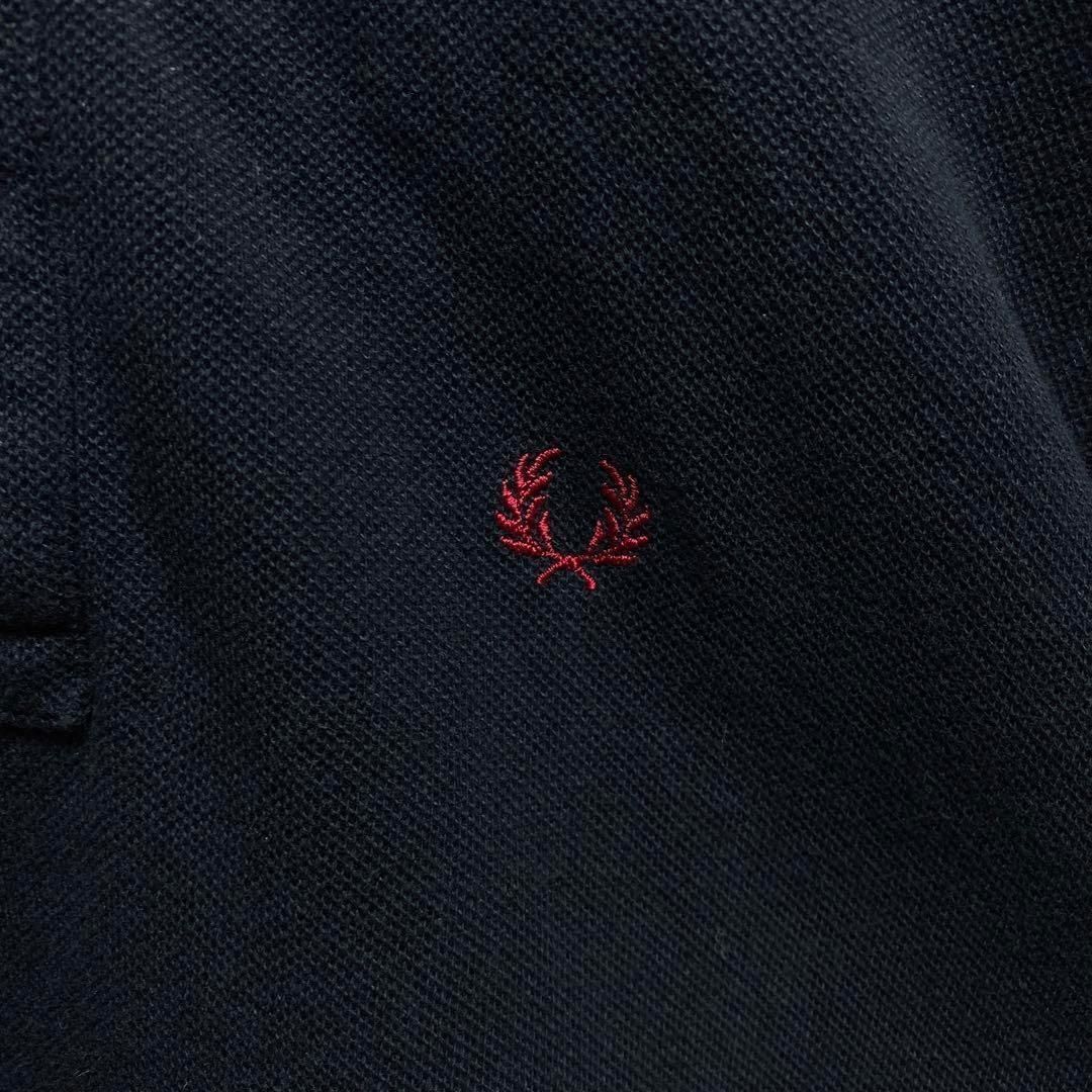 a44a【美品】フレッドペリー 刺繍ロゴ 即完売モデル 月桂樹