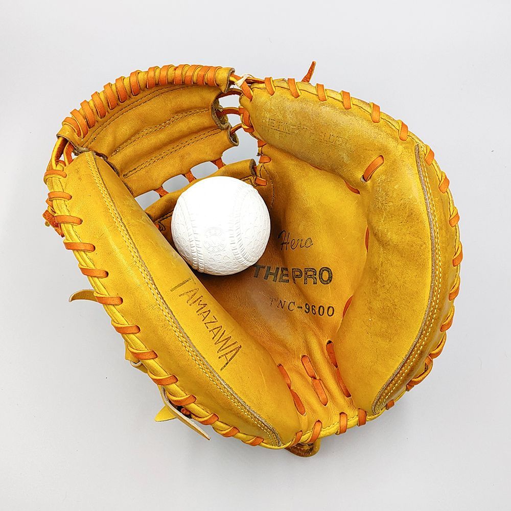  クリーニング済み 玉澤 軟式用 キャッチャーミット 型付け済み tamazawa グラブ WE 1317 軟式 グローブ