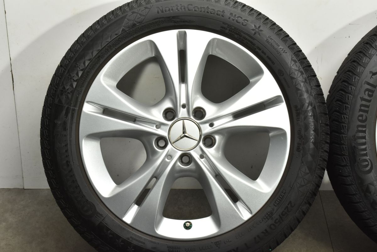 正規品 メルセデス ベンツ W205 Cクラス 純正 17in 7J 48.5 PCD112 コンチネンタル ノースコンタクト NC6 225|50R17 品番 A2054014300 WWW_NOITHATQUANGTHANH_NET