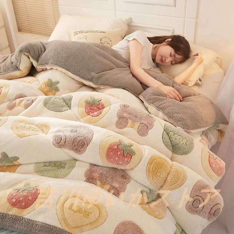 掛け布団 シングル 冬 かけ布団 冬用掛けふとん 暖かい かけふとん 冬用布団 リバーシブル フランネル ピーチスキン ボリューム感がたっぷり 良い肌触り 抗菌