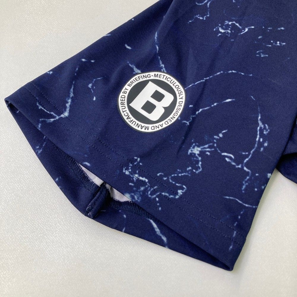 サイズ：M BRIEFING GOLF ブリーフィング 2023年 半袖モックネックT