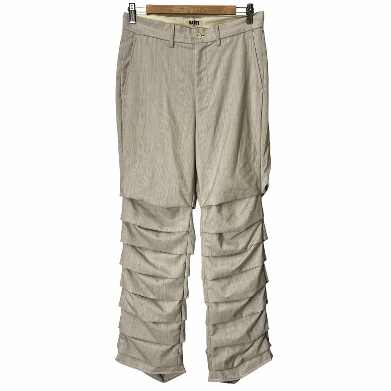 ランディ RANDY 23SS ACCORDION PANTS アコーディオン パンツ スラックス 1 ベージュ SS23-RPT03 メンズ