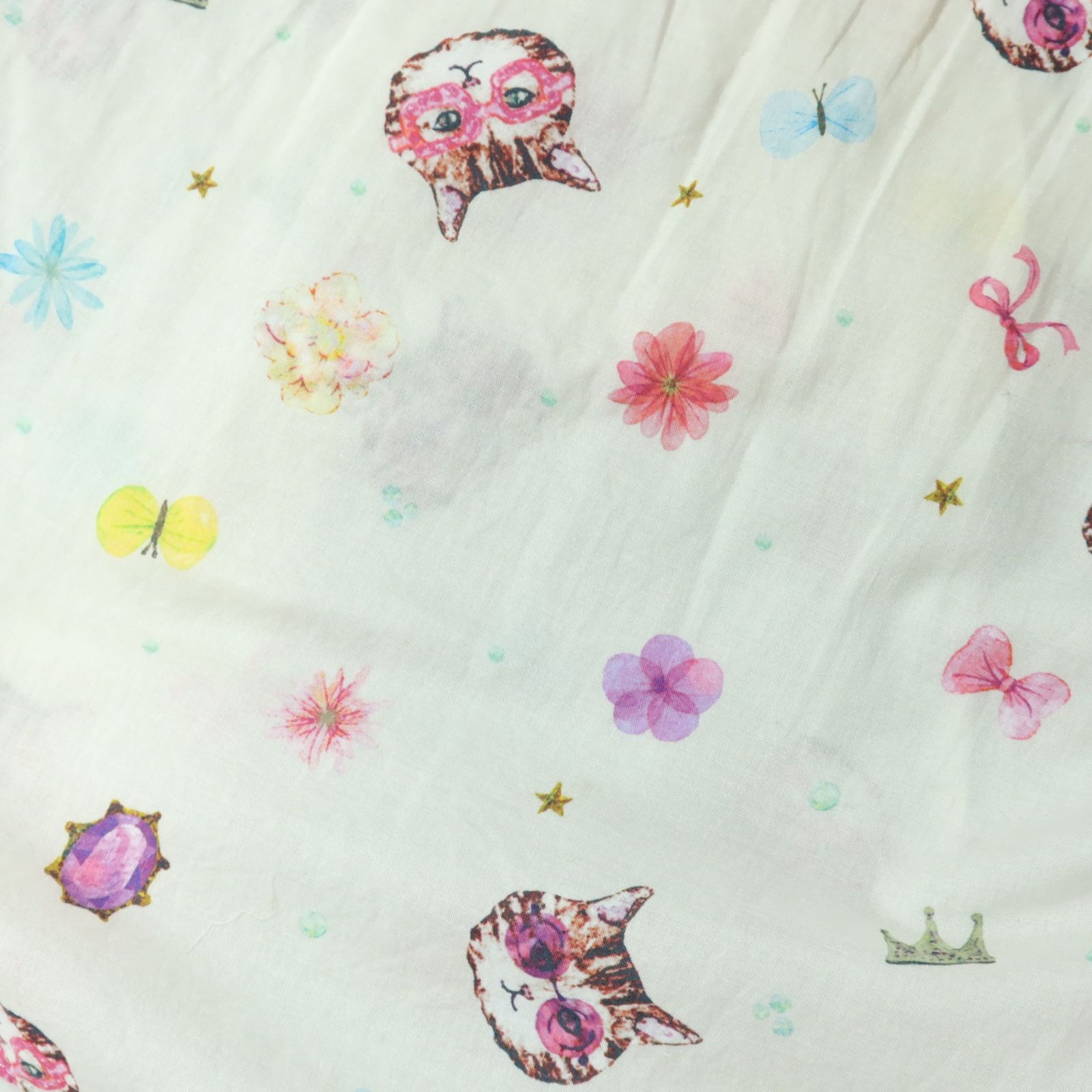 極美品】ピンクハウス アルカリ☆ふんわりフォルム♪キャットptの綿  