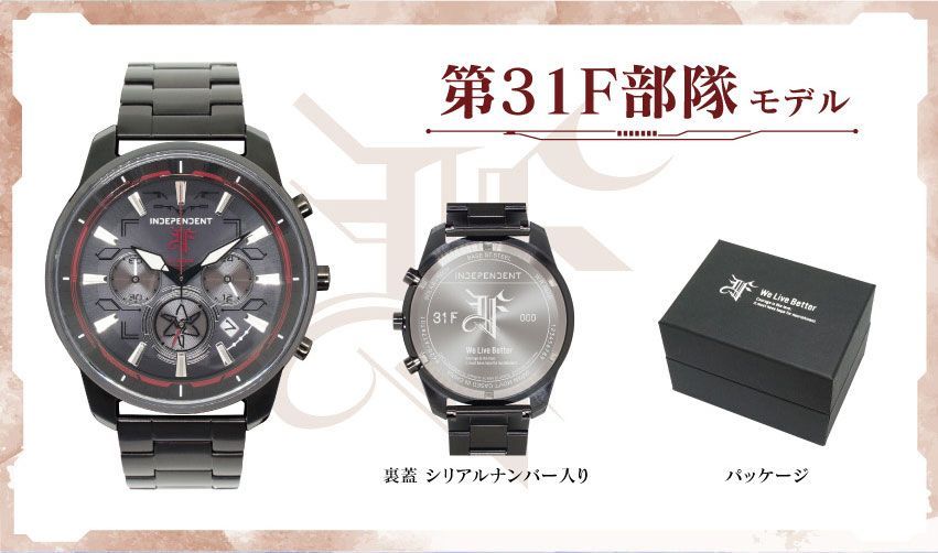 CITIZEN『ヘブンバーンズレッド』コラボ 第31F部隊モデル 【各