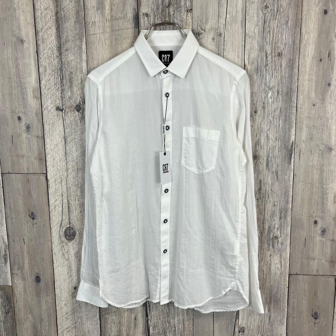 新品】CR7 クリスティアーノ・ロナウド カジュアル 長袖 ドレス シャツ