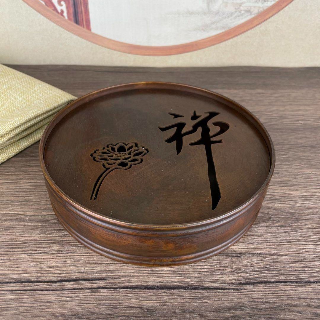 銅 細工 茶道具 禅意茶皿 工芸品 美術品 置物 銅 細工 茶道具 禅意茶皿 工芸品 美術品 置物 - メルカリ