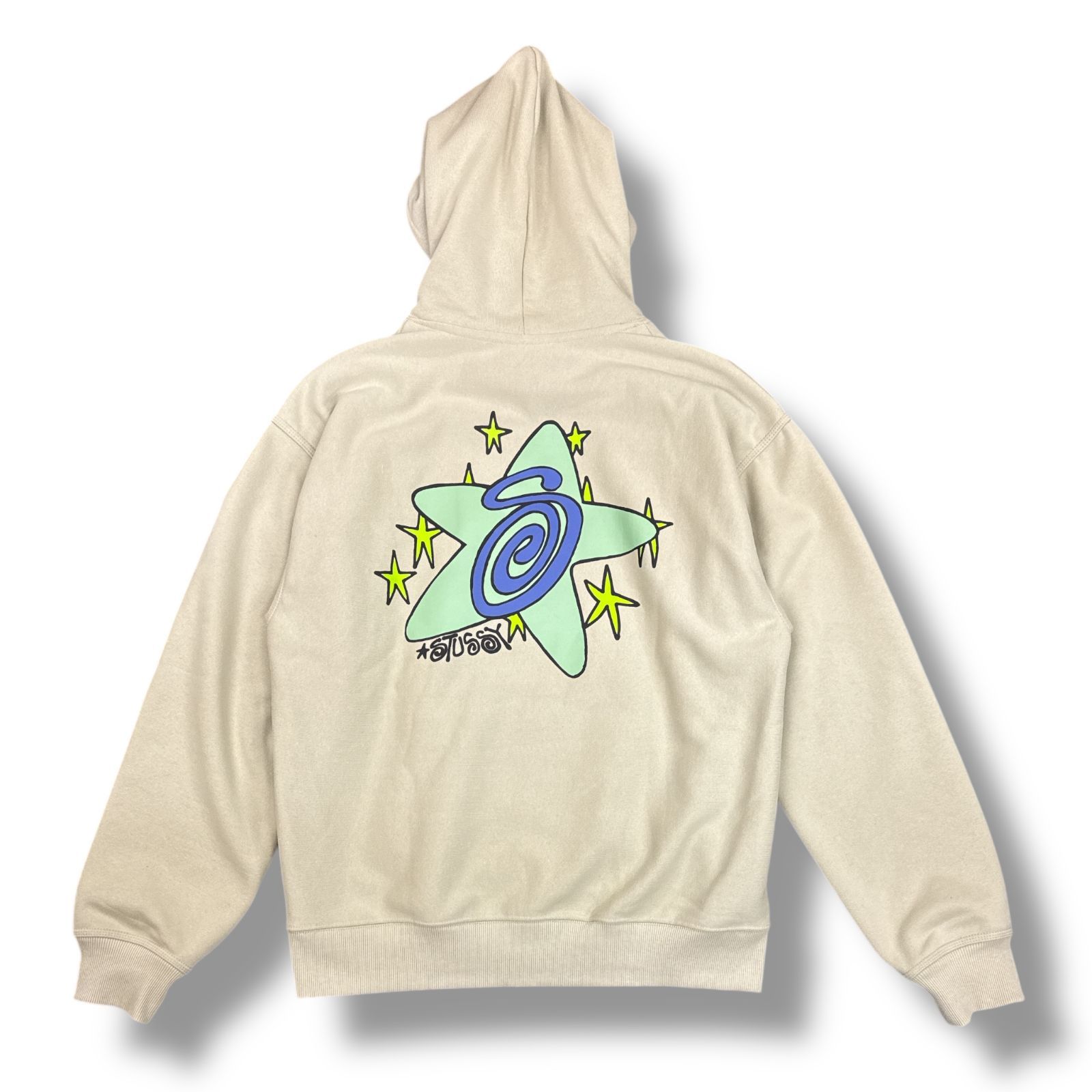 Stussy 23AW GALAXY HOODIE ギャラクシーフーディー パーカー スウェット ステューシー カーキ系 XL 84753A5
