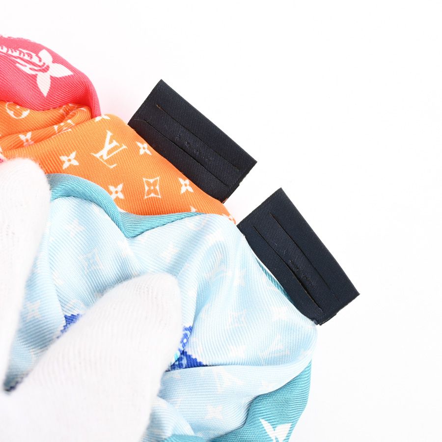 ✨美品✨ルイヴィトン　シュシュセット　M79982 モノグラム　ピンク　ブルー ✨美品✨ルイヴィトン シュシュセット M79982 モノグラム ピンク