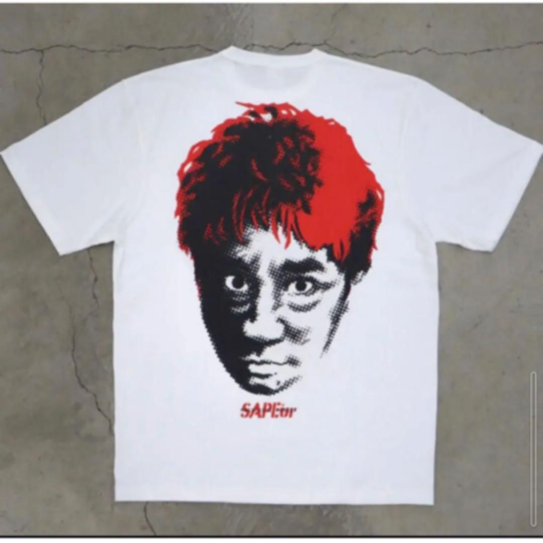 SAPEur MASATOSHI HAMADA  Tシャツ  赤浜田雅功