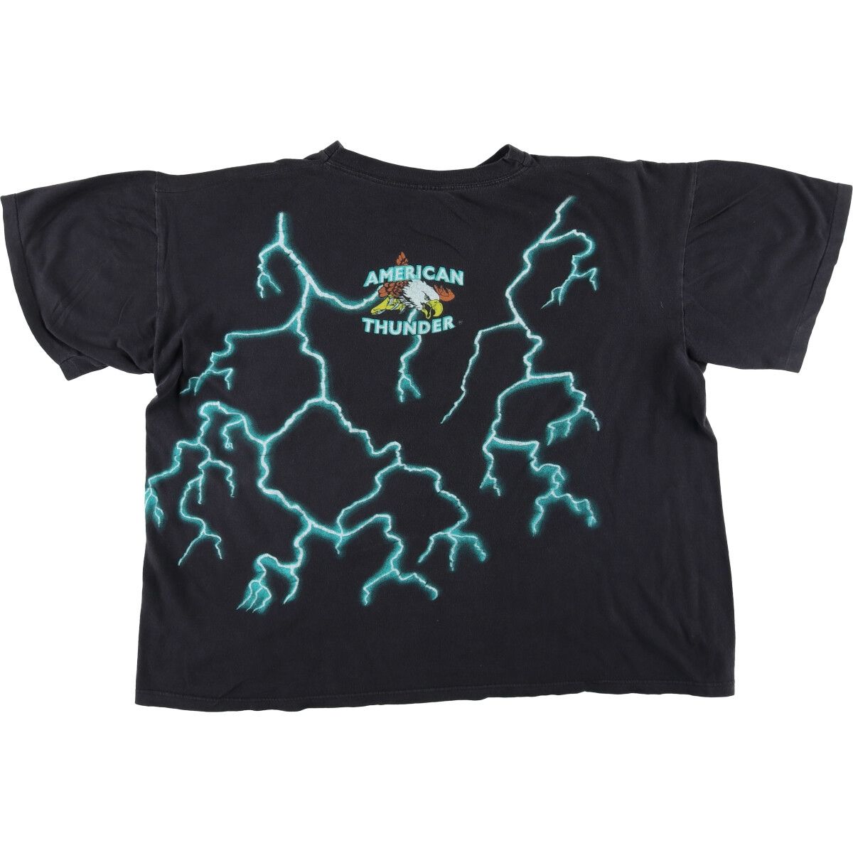 90s 両面 鷲 イーグルTシャツ American Thunder 90s 両面 鷲 イーグルTシャツ American Thunder ハーレー ロゴ
