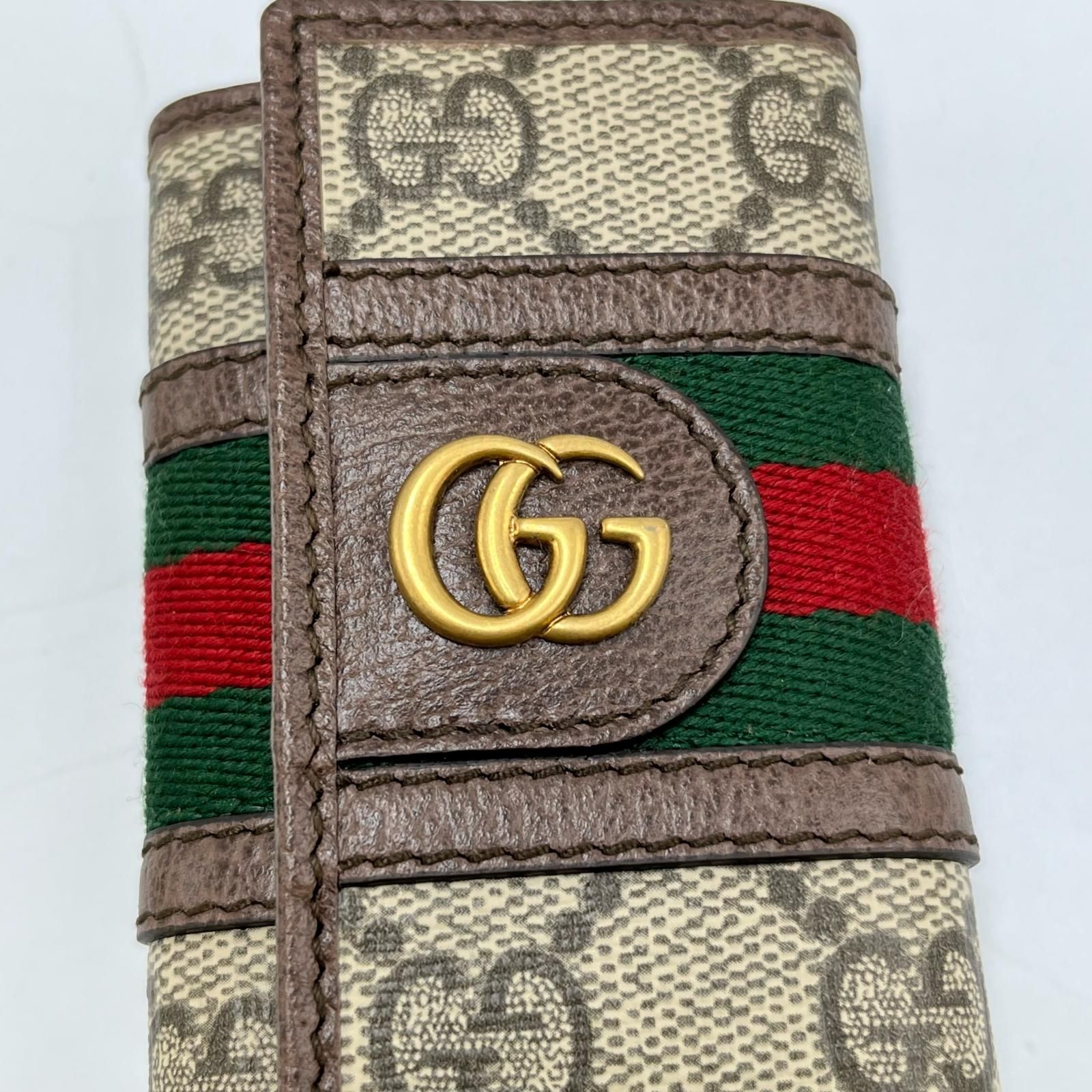 グッチ GUCCI キーケース GGマーモント 6連 GGスプリーム