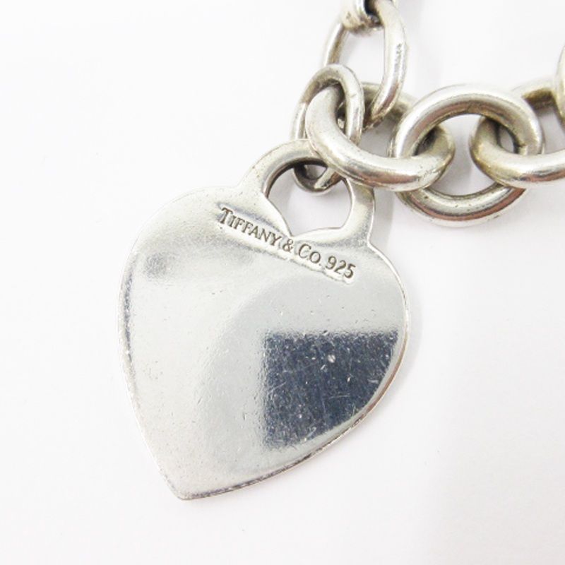 ティファニー TIFFANY & CO. ハート チャーム ブレスレット シルバー