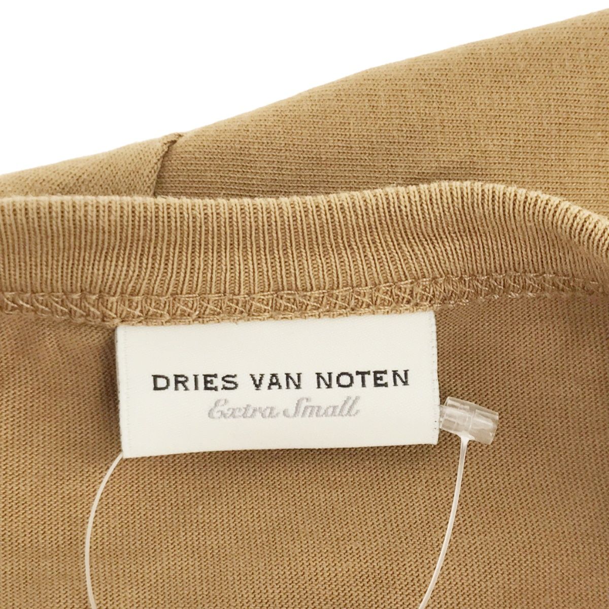 DRIES VAN NOTEN ドリスヴァンノッテン ショートスリーブコットンワイドTシャツ  ブラウン系 XS