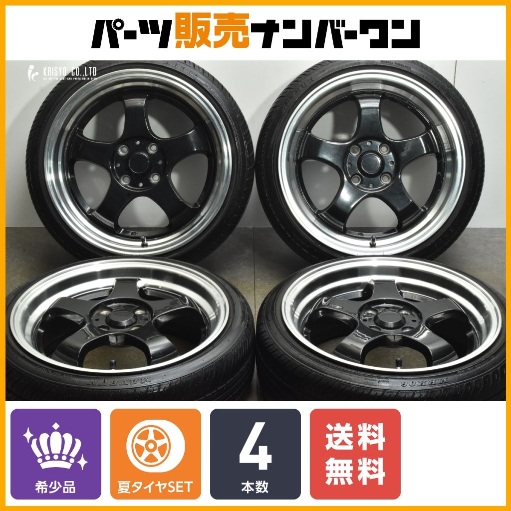 軽自動車カスタムサイズ】ステルスレーシング 16in 6.5J +45 PCD100