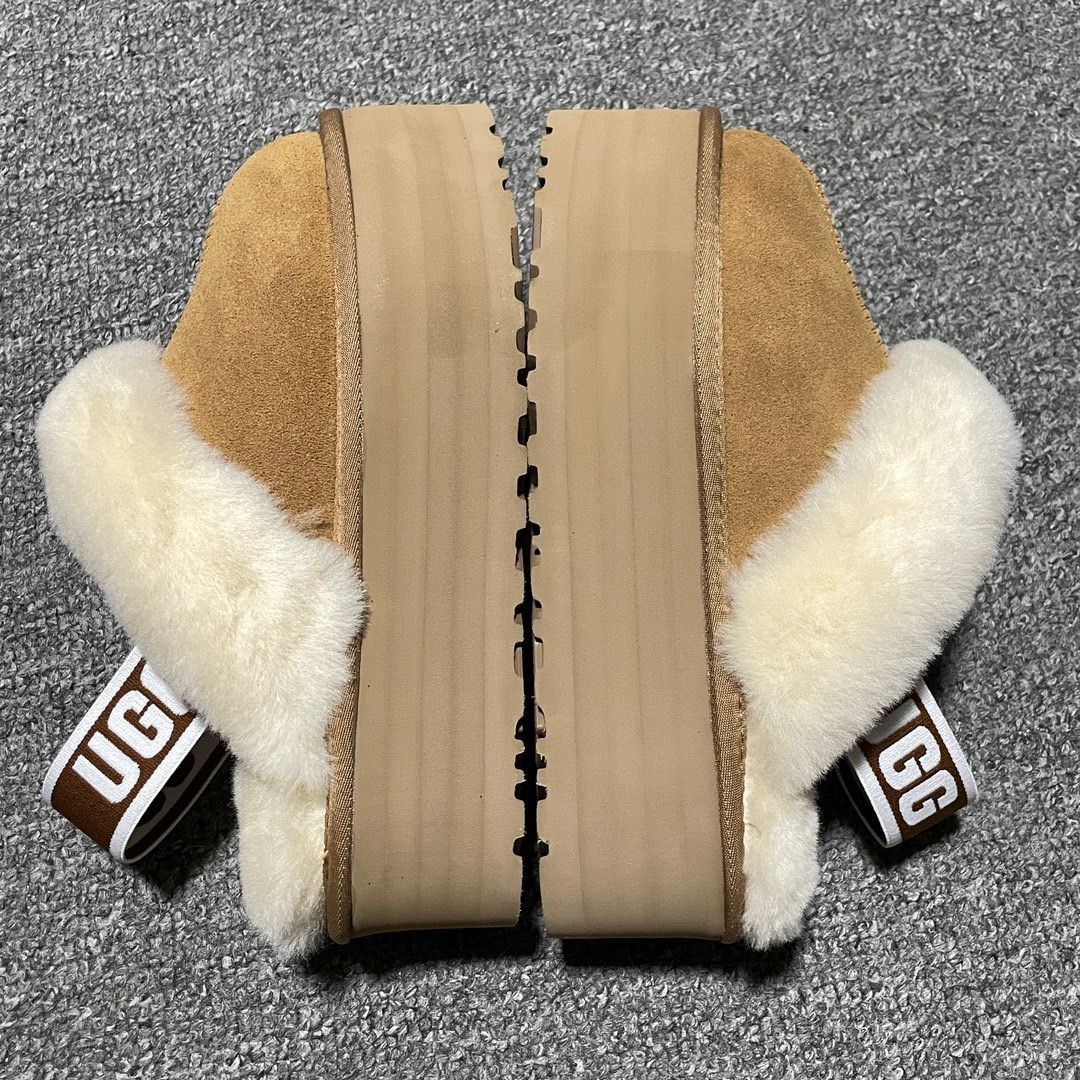 新品 UGG アグ サンダル レディース ファンケット 厚底 Chestnut