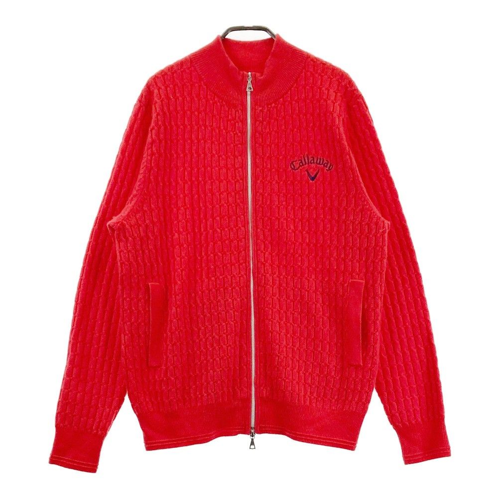 Callaway RED LABELのニットブルゾンＬ Callaway RED LABELのニットブルゾンL