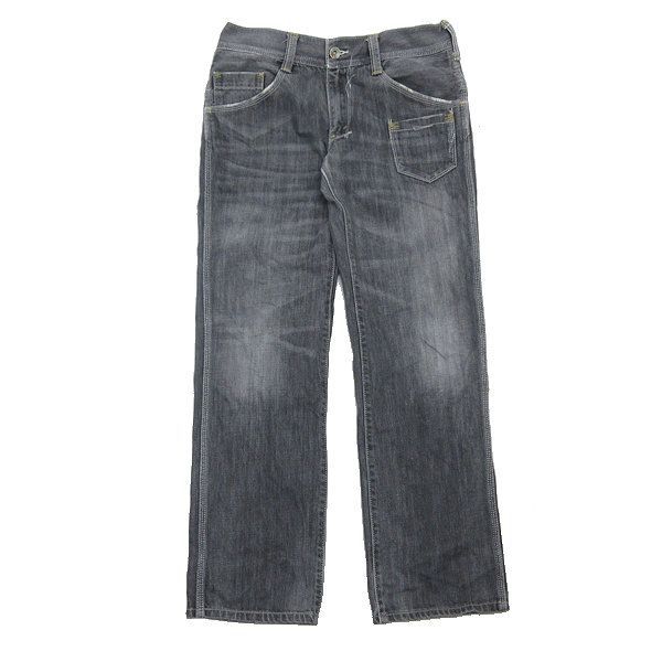 kリーバイス/Levi's 502 シンチバック ブラックデニムパンツ ジーンズ【W32 L32】MENS109【中古】