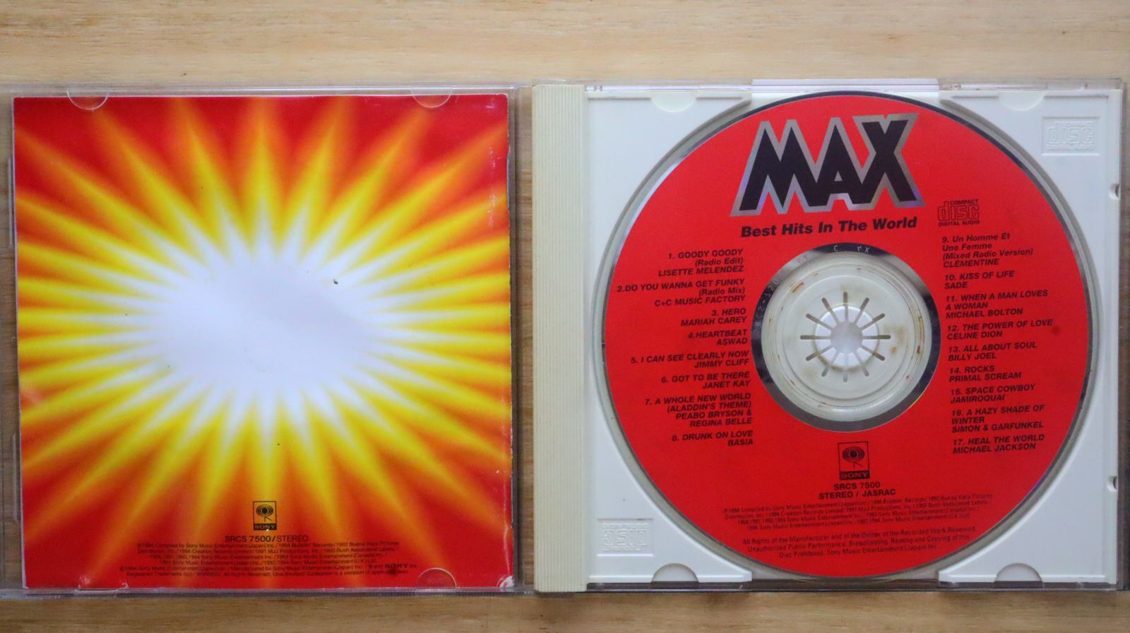 国内盤CD☆オムニバス/Various Artists□ MAX 【SRCS7500