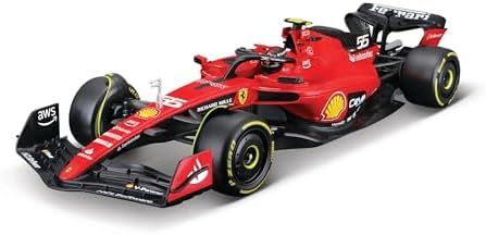 Bburago ブラーゴ 2025年モデル 1|18 F1 フェラーリ SF-23 55 カルロス サインツ ダイキャストカー 完成品 18-16812 55
