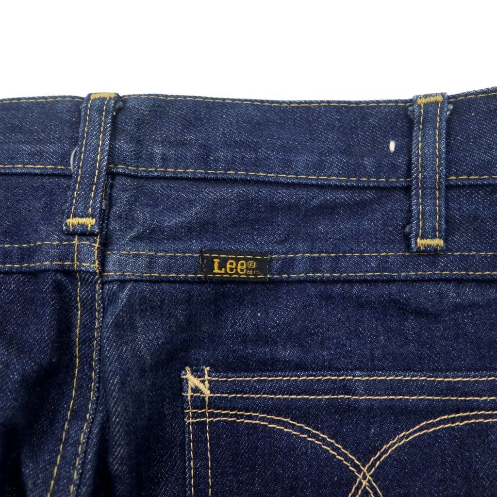Lee 70年代 USA製 ハイウエスト センタープレス デニムパンツ S Lee 70年代 USA製 ハイウエスト センタープレス デニムパンツ S