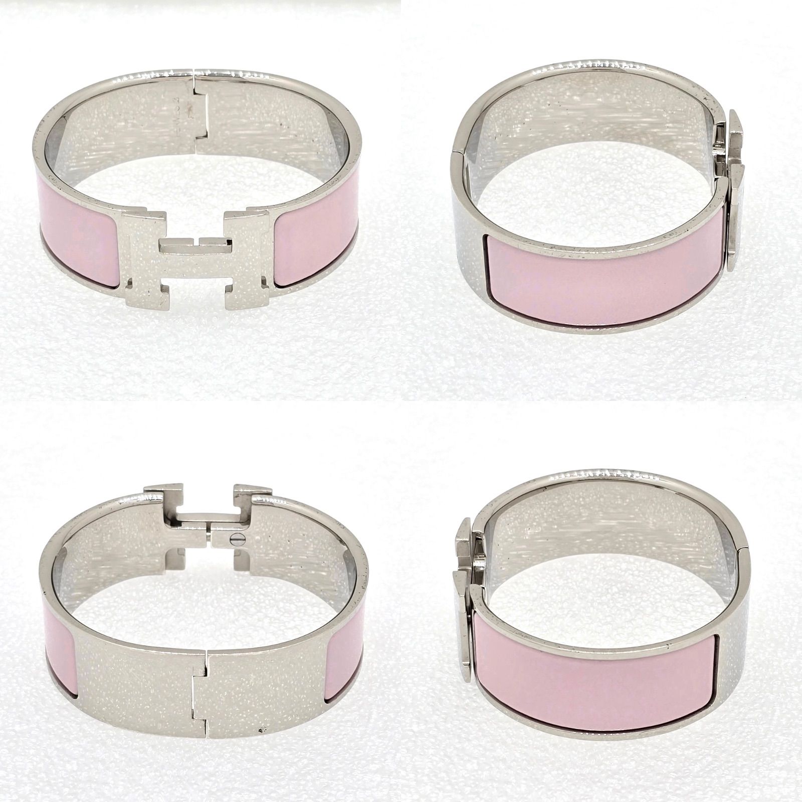 HERMES エルメス エナメルブレスレット クリック・クラックH GM