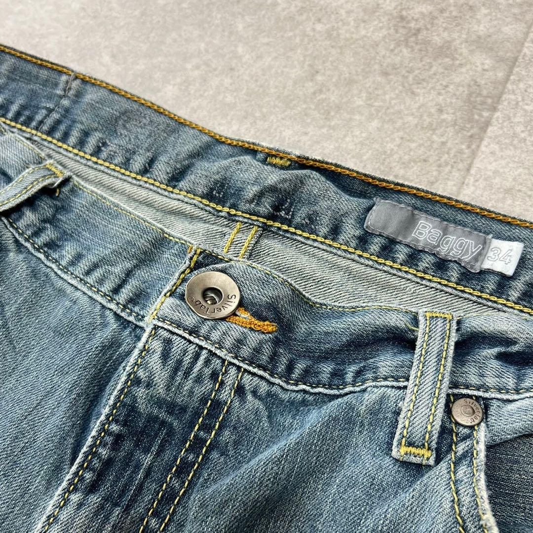 34×34 リーバイス シルバータブ シルタブ バギー baggy デニム 古着 