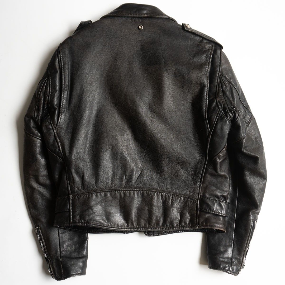 schott 黒のライダースジャケット 雰囲気抜群】SCHOTT【118/ダブルライダース ジャケット】40 レザー