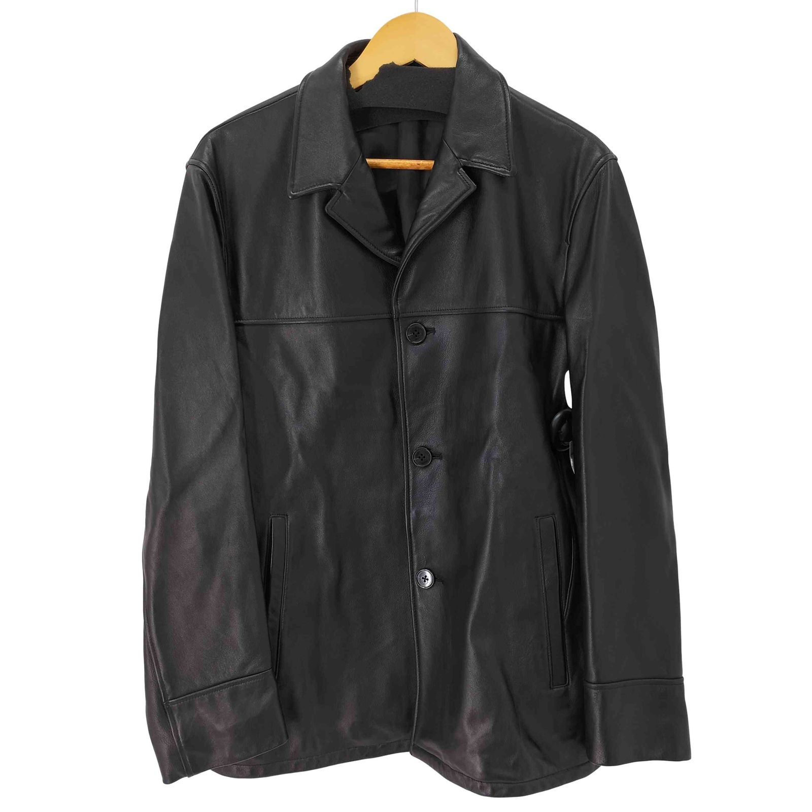 ナノユニバース NANO universe LB.03 WONDER LIGHT LEATHER カーコート 