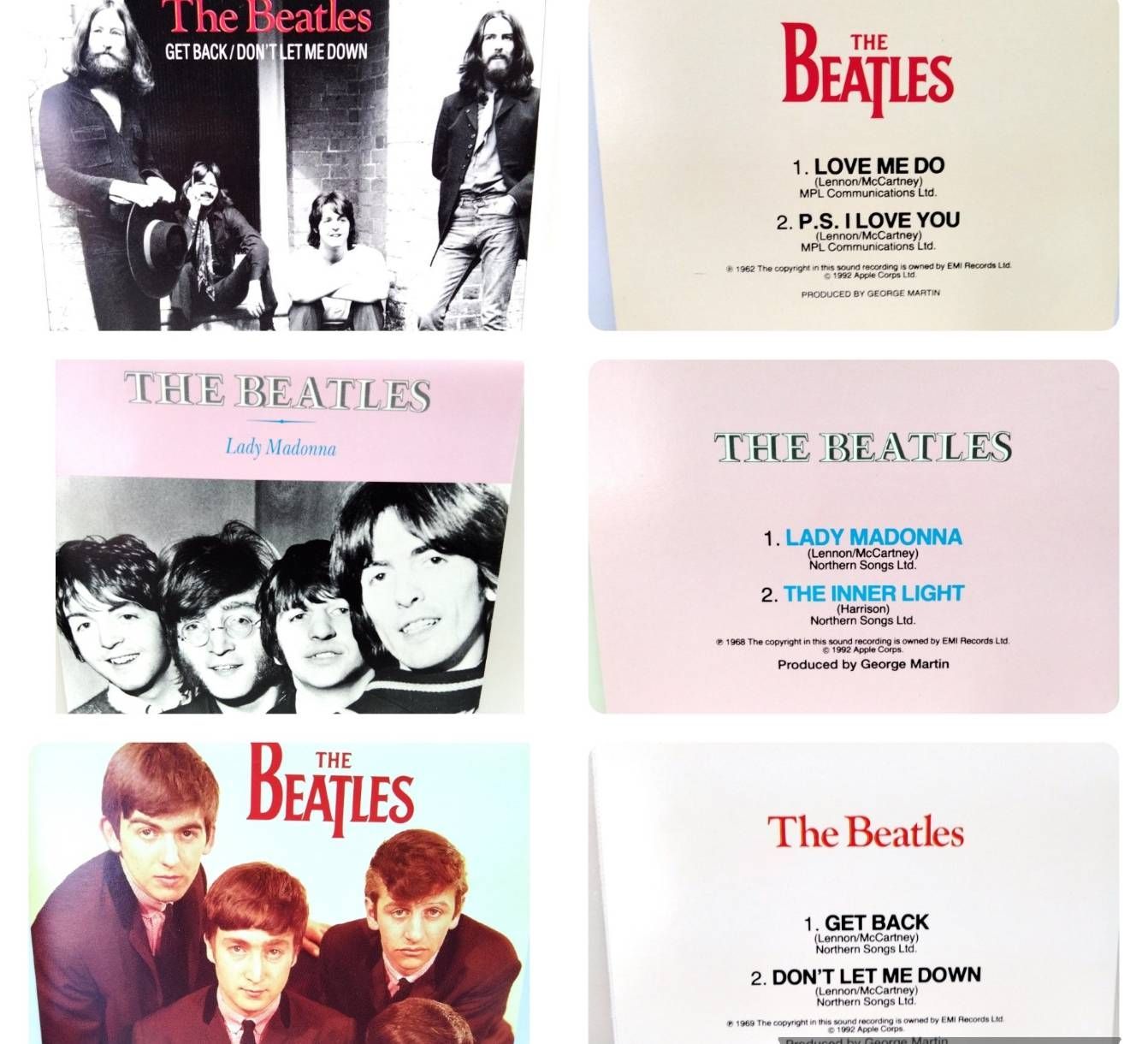 1118 The Beatles ザ・ビートルズ CD Singles Collection CD シングル