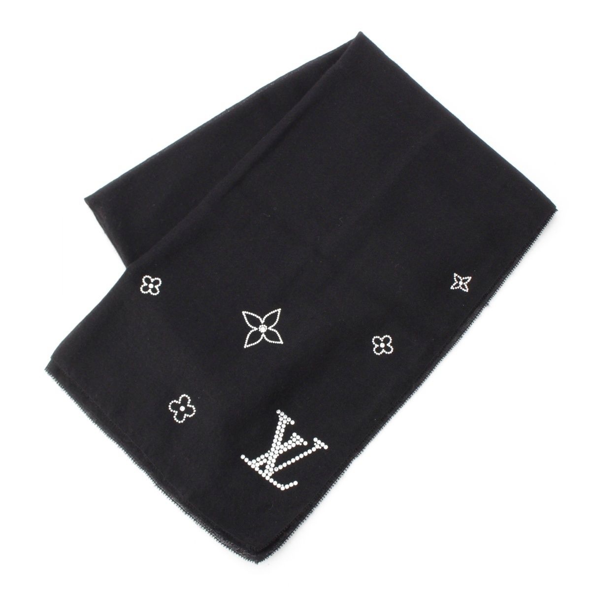 ルイヴィトン　エトールモンテカルロ ストール ルイヴィトン エトール モンテカルロ カシミヤ ビジュー