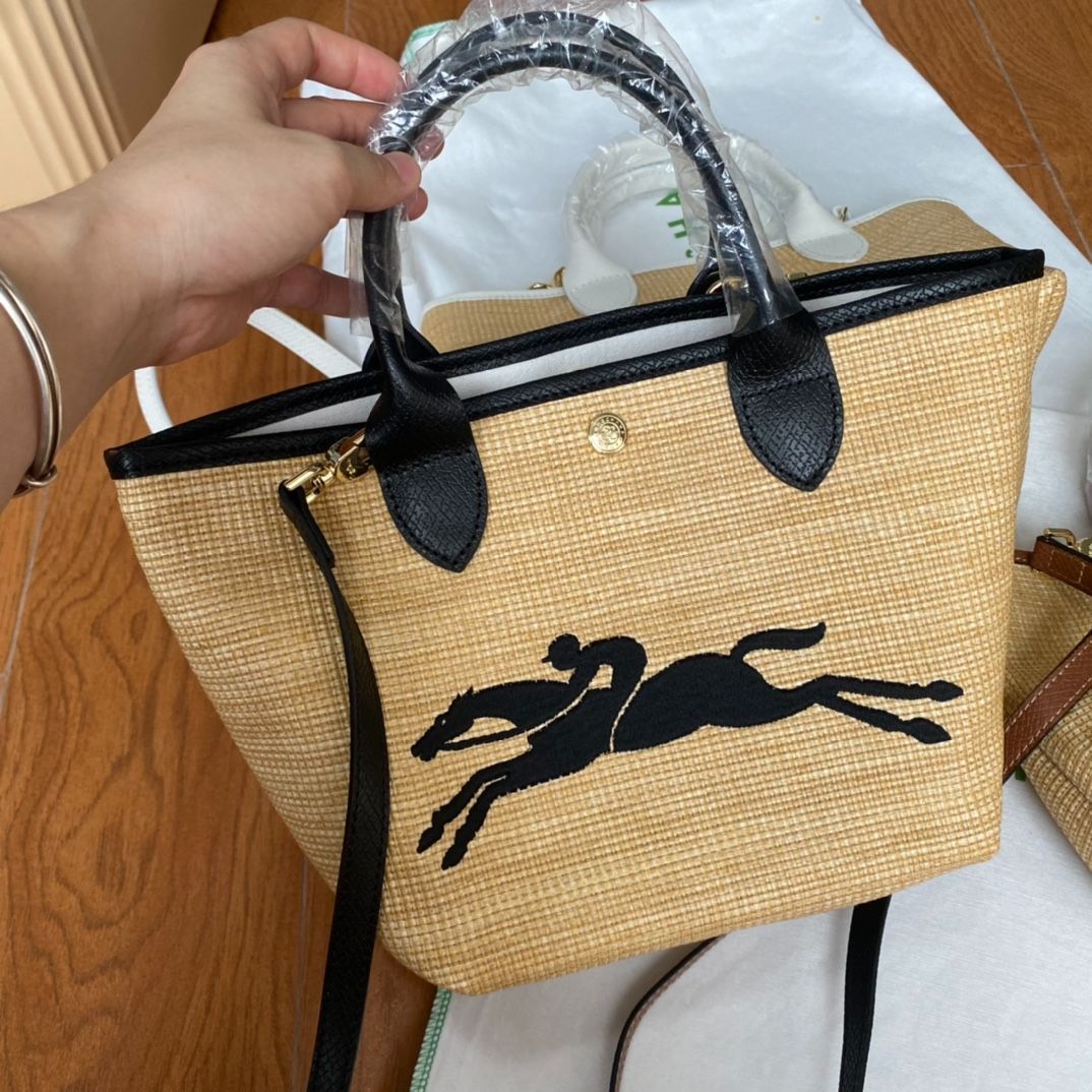 LONGCHAMP 弱かっ ロンシャン ル プリアージュ サントロペ かご