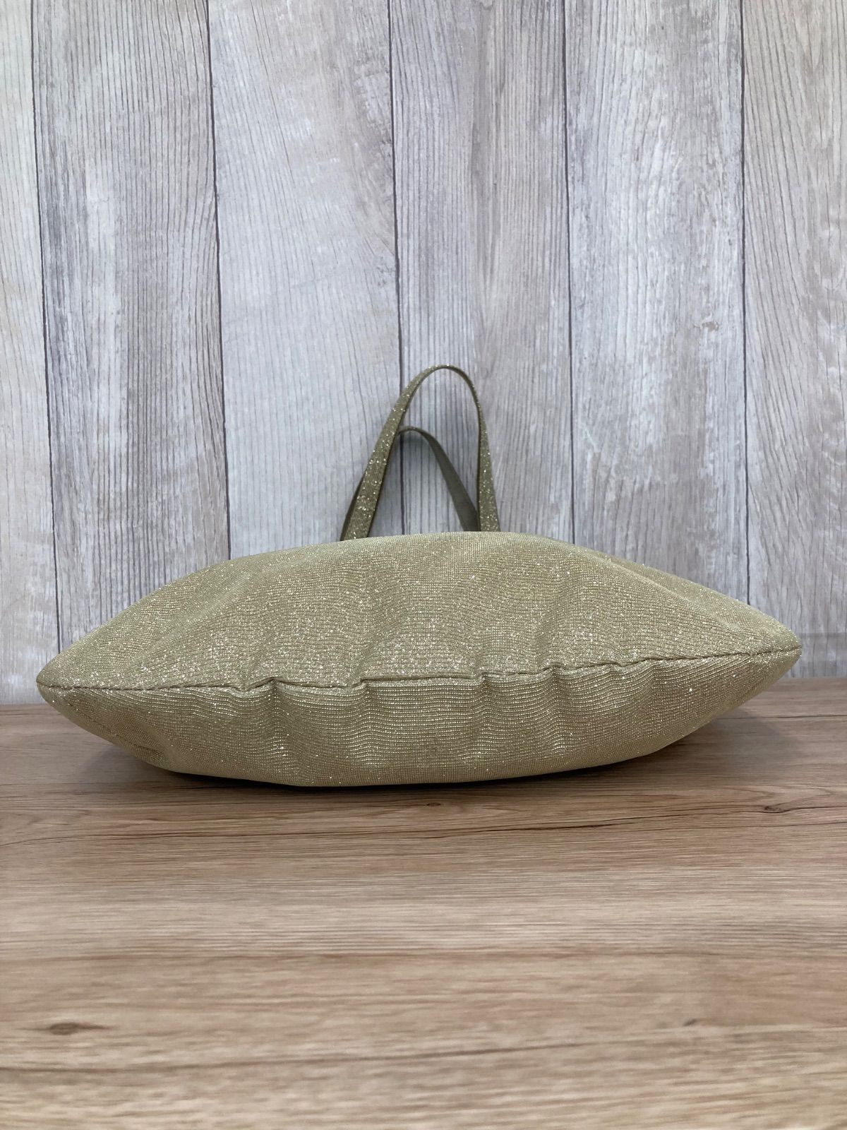 ANTEPRIMA アンテプリマ ブリッロ ボウ II ミディアム ゴールド ラメ