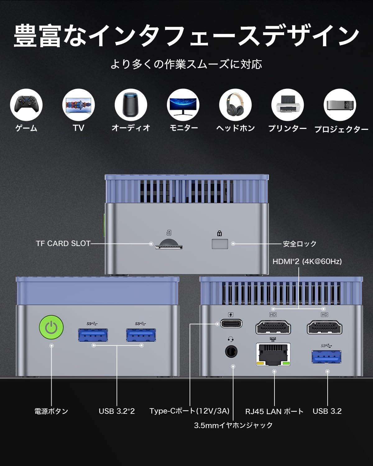 【特価セール】小型pc 4コア/4スレッド SSD 最大3.6GHz 12GB+256GB ミニパソコン 静音 Pro ミニノートpc 11 M.2 2242 Windows SATA WIFI5 pc BT4.2 mini 4K 2画面同時出力 N97 有線