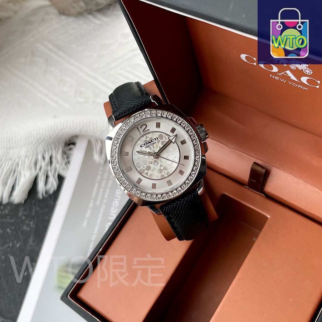 COACH コーチ レディース腕時計 36mm｜スワロフスキークリスタル
