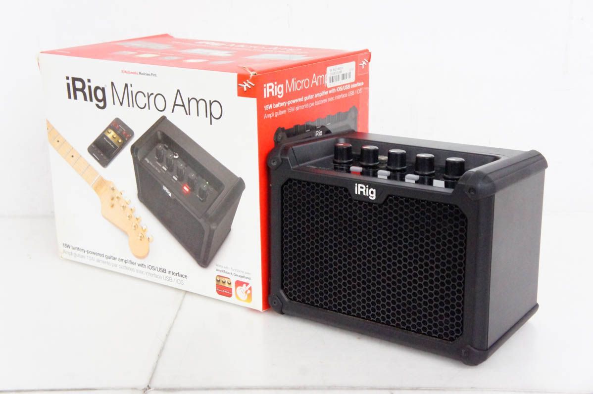 【中古】IK MULTIMEDIAアイケーマルチメディア iRig Micro Amp