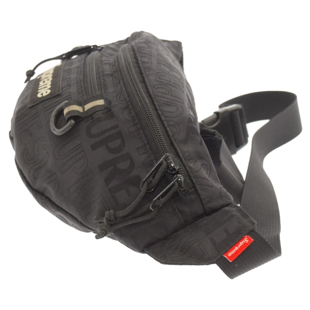 19SS Supreme Waist Bag ウエストバッグ　黒　ブラック