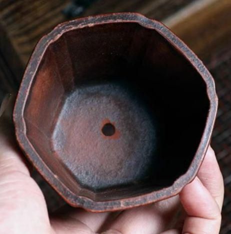 驚きの価格が実現！ 古訓六方鉢 紫砂の鉢 盆栽鉢 植木鉢 小品盆栽鉢 大品盆栽鉢 工芸品