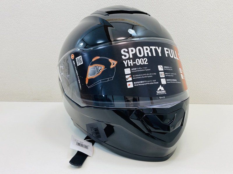未使用☆ 山城 フルフェイスヘルメット YH-002 ブラック XLサイズ(61