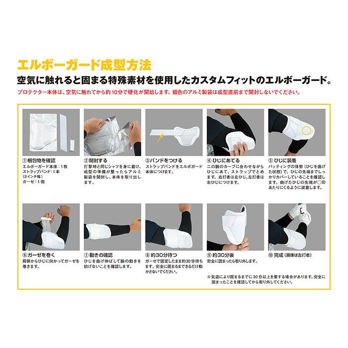  エボシールド エルボーガード カスタムフィット 野球 プロテクター ひじ当て 打者用 形状記憶 23 FW WB 57260 大人用 エルボーガード バッター用防具 ヘルメット