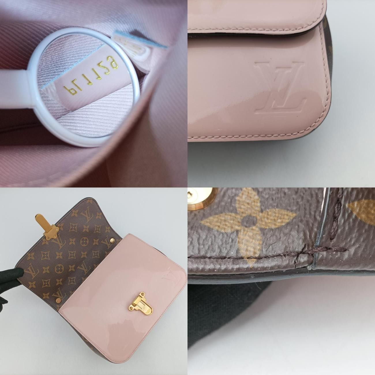 ルイヴィトンLouis VuittonチェリーウッドBBローズバレリーヌヴェルニ