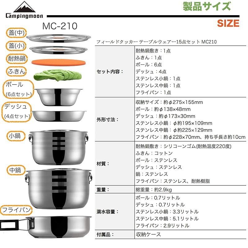計15点セット MC210