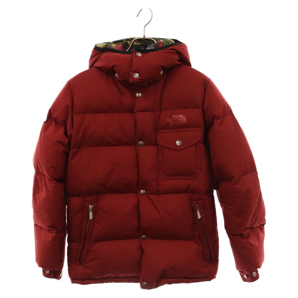 COMME des GARCONS (コムデギャルソン) 20SS ×ザノースフェイス カモフラ インナーダウンジャケット レッド/カーキ WF-J910 AD2010