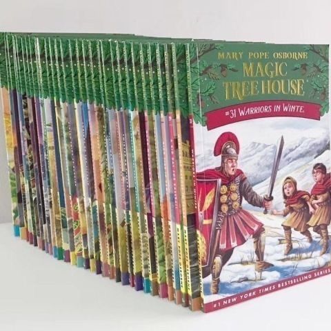 新品 Magic Tree House１英語絵本36冊 音源おまけ付 即発送マジック・ツリーハウス シリーズ1 多読 英検 プレゼント おうち英語  リーディング 英語絵本 洋書 - メルカリ