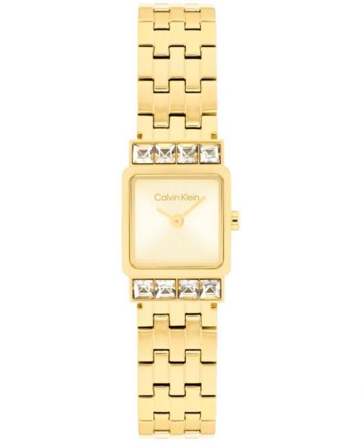 送料無料 カルバンクライン レディース 腕時計 アクセサリー Women s Poise G Tone Stainless Steel Bracelet Watch 16mm G