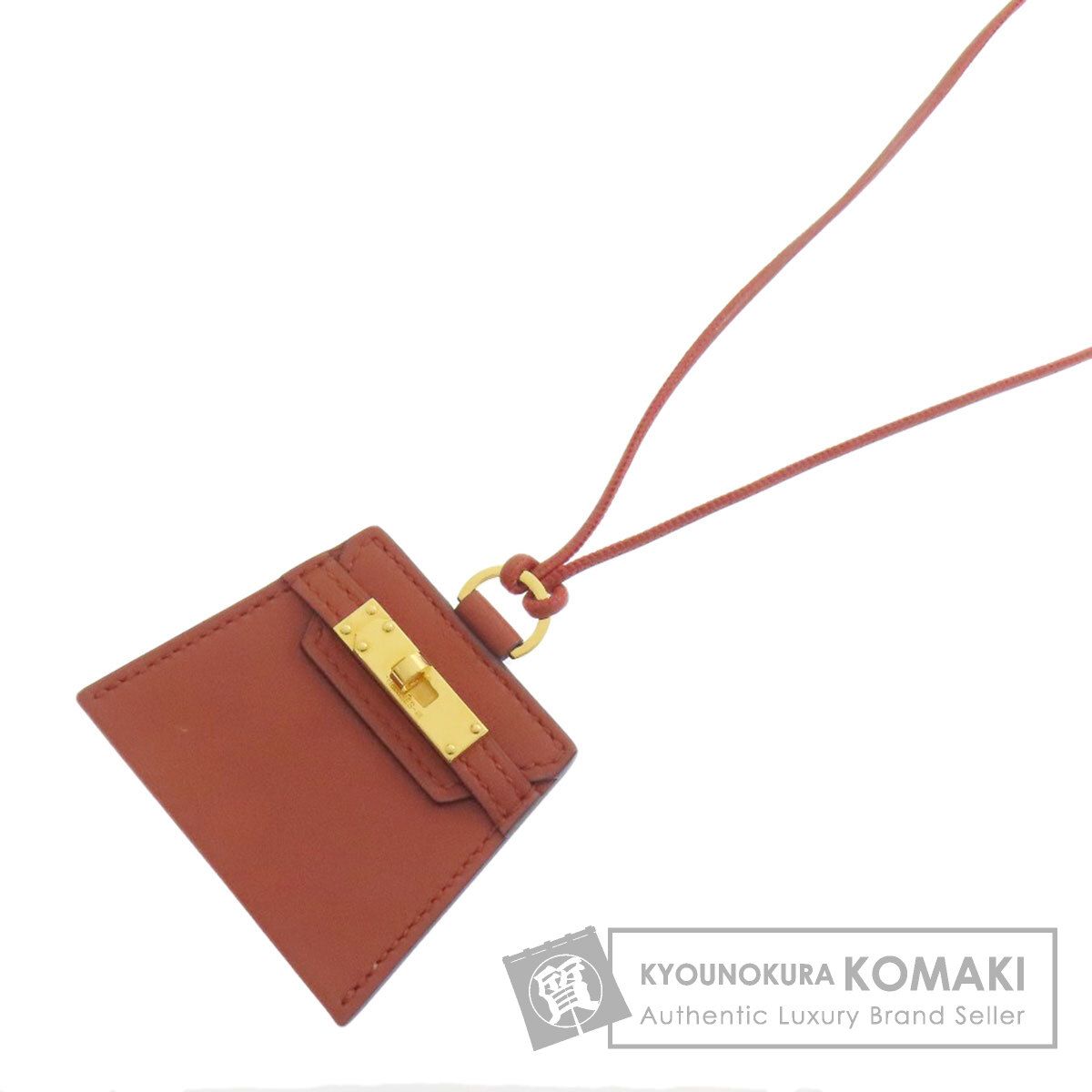 HERMES エルメス ケリーネックレス ネックレス カーフ レディース 