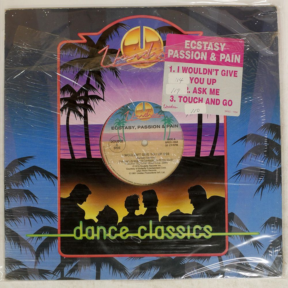 最新モデル pain & ecstasy,passion アスクミー 帯付きレコード LP 洋楽